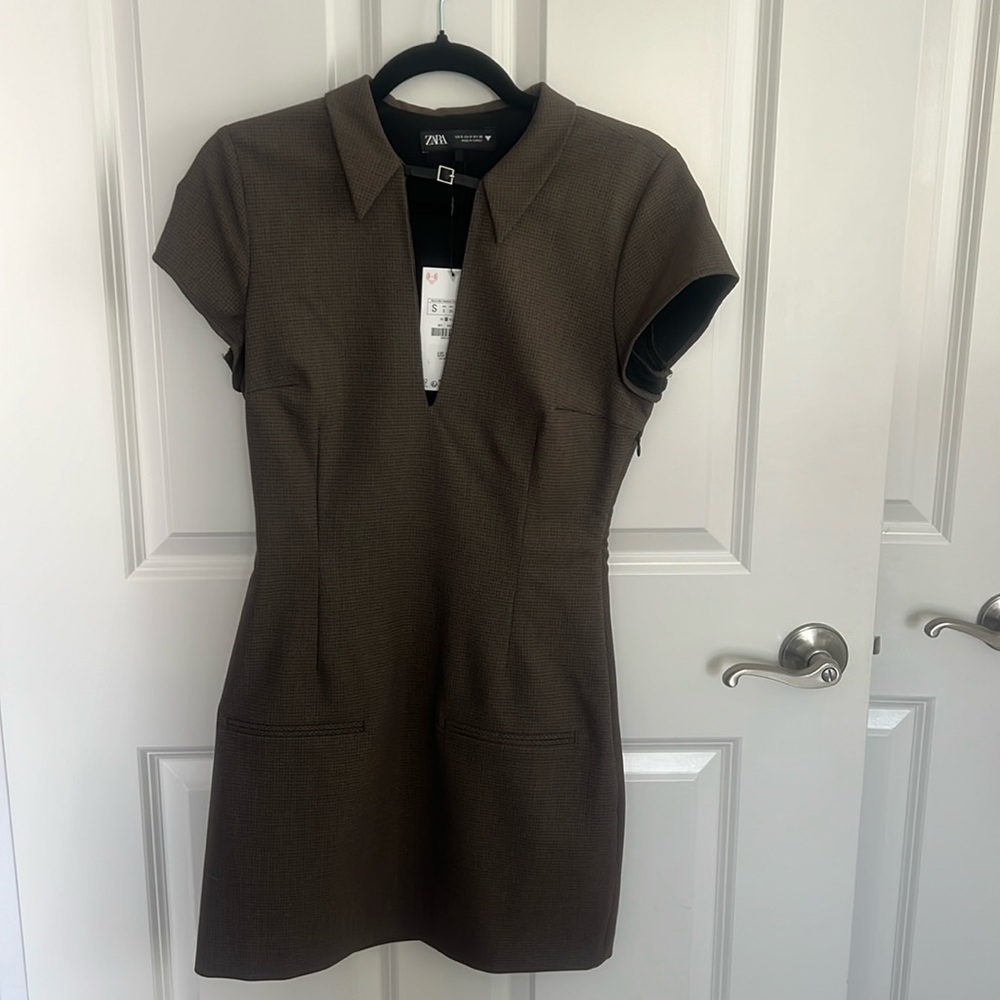 Zara Brown, new with tags dress!